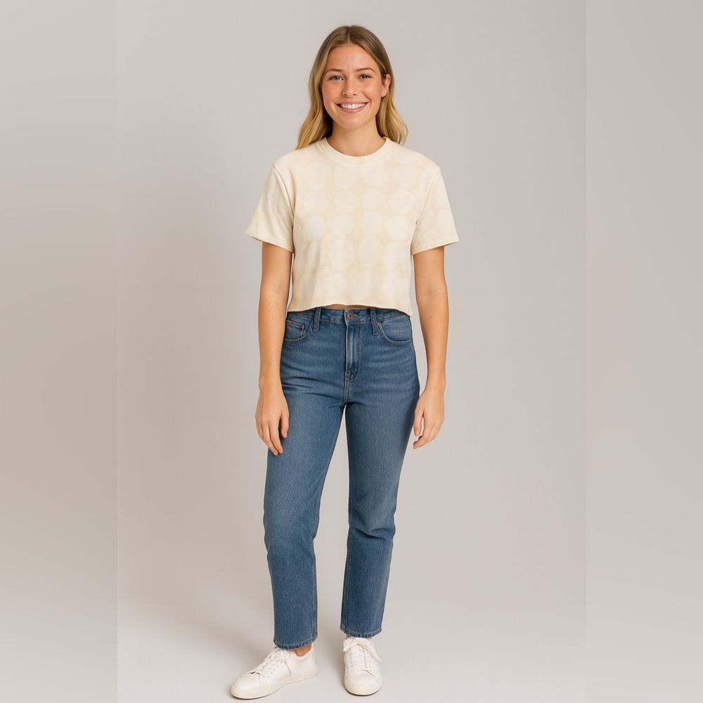 Eleven Paris Tie-Dye Crop Tee - NWT